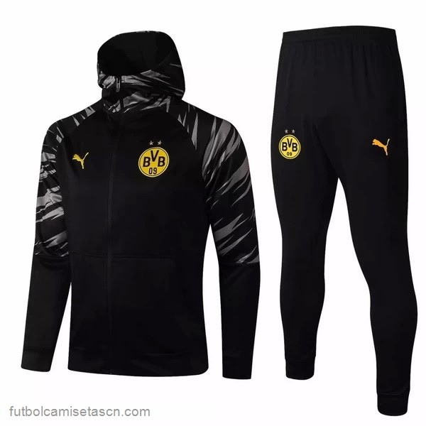 Chaqueta Con Capucha Borussia Dortmund 2021/22 Negro